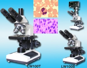 教学型生物显微镜LW100T