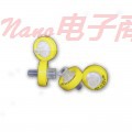 玖梧 尼龙针头式过滤器, 孔径:0.45(μm), 直径:25(mm)，黄色，100个/包