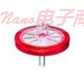 玖梧 聚四氟乙烯（PTFE）针头式过滤器, 疏水, 孔径:0.45(μm), 直径:13(mm)，红色，100个/包