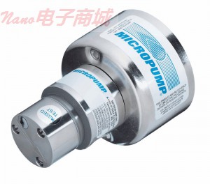 Micropump® L22092 微泵® A-山腔式泵头，316 SS：身体/ PTFE齿轮/ PTFE密封件，0.32毫升/转/内部循环