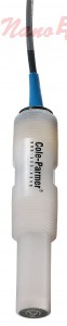 Cole-Parmer® 1929857-010B 自清洗ORP电极，CPVC住房，铂带，10英尺的电缆，BNC