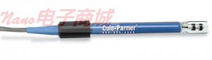 Cole-Parmer® 电导池，K = 0.1;玻璃，DIP风格，100欧姆铂电阻温度传感器ATC