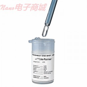 Cole-Parmer® 4177CP单次™电导率标准液，1000μS，100毫升小瓶，6/PK