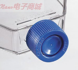 Thermo Scientific 163371 Nunc™细胞培养瓶中，25平方厘米，颈部角度，通风/关闭帽，无菌