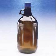 I-Chem Bottle Amber W/CLOS CS4 128OZ 345-4000