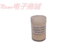 Tisch TE-241-37，37mm纤维素纤维过滤介质，100 / pk