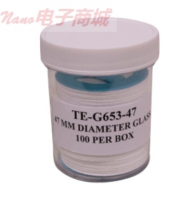 Tisch TE-G653-47,47mm直径玻璃纤维过滤器，100 / pk